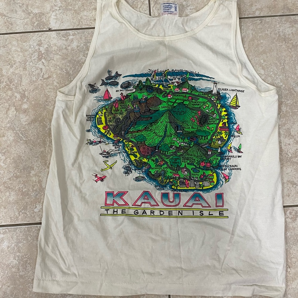 VINTAGE Hawaiian Kauai Tank